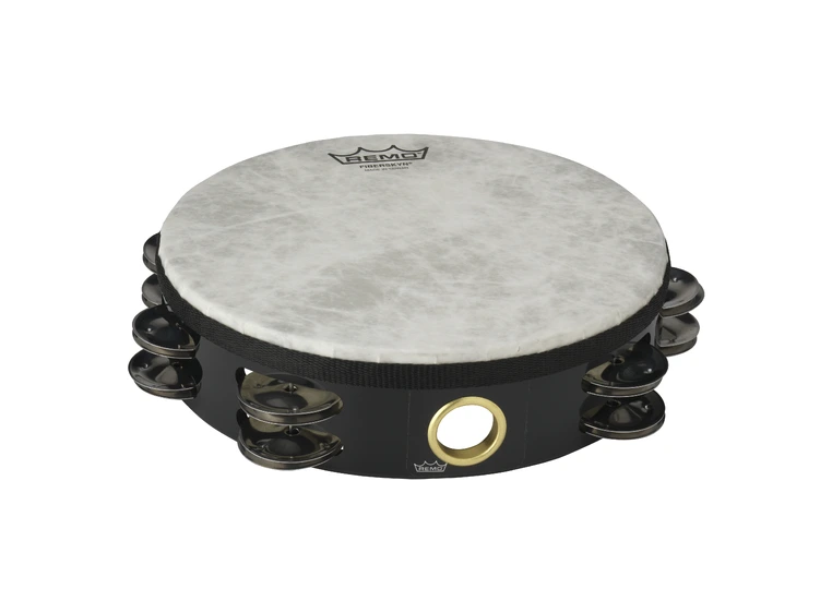 Remo TA-5208 Tamburin m/Skinn, Dobbel rad 